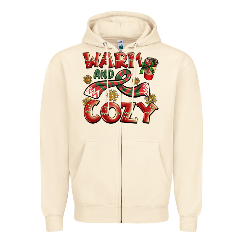 Warm And Cozy Zipper Hoodie by BarkalooDesign | Teevron