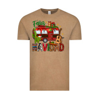 Vintage Coffee Feliz Navidad Christmas Mexico Vintage Tee - HowdyJamesFarm