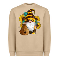 Mushroom western bee gnomes beehive honey sunflowers gemstone Heavyweight Sweatshirt - Artiststas