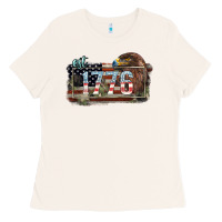 Bone Eat. 1776 eagle 4th of july Ladies Tee - HowdyJamesFarm