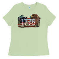Matcha Eat. 1776 eagle 4th of july Ladies Tee - HowdyJamesFarm