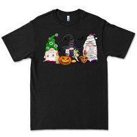 Black Halloween gnomes Premium Tee - NancyCooperArtShop