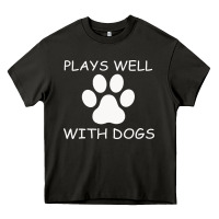 Asphalt Plays Well With Dogs Heavy Core Tee - Bettercallsaul