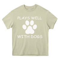 Mossy Plays Well With Dogs Heavy Core Tee - Bettercallsaul
