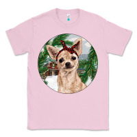 Bubblegum Pink Chihuahua And Farm Classic Tee - RanaPortraitStore