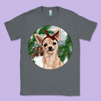 Chihuahua And Farm Classic Tee Designed By Ranaportraitstore
