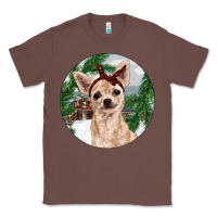 Chestnut Chihuahua And Farm Classic Tee - RanaPortraitStore