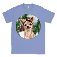 Colony Blue Chihuahua And Farm Classic Tee - RanaPortraitStore