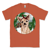 Copper Chihuahua And Farm Classic Tee - RanaPortraitStore