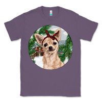Lavender Chihuahua And Farm Classic Tee - RanaPortraitStore