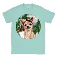 Seafoam Chihuahua And Farm Classic Tee - RanaPortraitStore