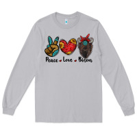Moon Dust peace love bison Long Sleeve Tee - RanaPortraitStore