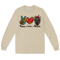Peace Love Bison Long Sleeve Tee | Teevron