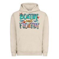 Pigment French Oak boatin' and floatin' Urban Hoodie - JahusDesignShop