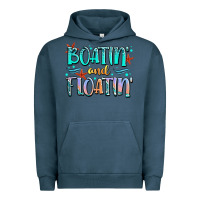 Pigment Midnight Navy boatin' and floatin' Urban Hoodie - JahusDesignShop