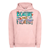 Pigment Salmon boatin' and floatin' Urban Hoodie - JahusDesignShop
