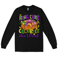 Black King cake calories don't count Long Sleeve Tee - FaDigitalArtStudio