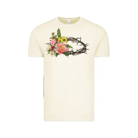 Vintage Arctic Crown of thorns floral Easter Vintage Tee - CowGirlArtShop