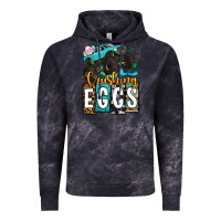Cloud Black Easter Day Monster truck crushing eggs Vintage Hoodie - OliviaCreatesArt