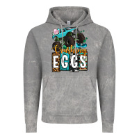 Cloud Rock Easter Day Monster truck crushing eggs Vintage Hoodie - OliviaCreatesArt