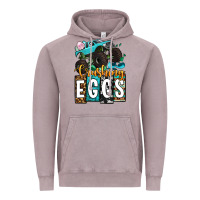 Vintage Zinc Easter Day Monster truck crushing eggs Vintage Hoodie - OliviaCreatesArt