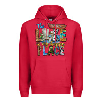 Cardinal the lakes my happy place Premium Hoodie - CowhideDigitalArt