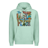 Seafoam the lakes my happy place Premium Hoodie - CowhideDigitalArt