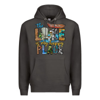 Smoke the lakes my happy place Premium Hoodie - CowhideDigitalArt