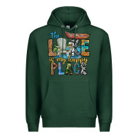 Sports Green the lakes my happy place Premium Hoodie - CowhideDigitalArt
