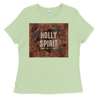 Matcha holly spirit come like a flood Ladies Tee - TumblerDesignByShophia