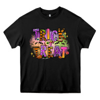 Black Trick or treat Heavy Core Tee - RanaPortraitStore