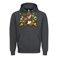 Smoke christmas donkey candy house Zipper Hoodie - BarkalooDesign