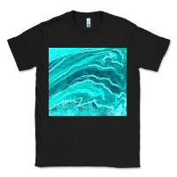 Black turquoise agate Classic Tee - TumblerDesignByShophia