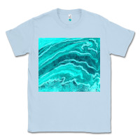 Dusty Blue turquoise agate Classic Tee - TumblerDesignByShophia