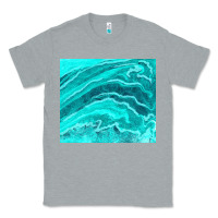 Heather Grey turquoise agate Classic Tee - TumblerDesignByShophia