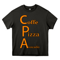Asphalt coffe pizza avocado Heavy Core Tee - Bettercallsaul