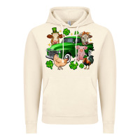 Vintage Artic St. Patrick's farm animal truck Vintage Hoodie - OliviaCreatesArt