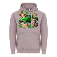 Vintage Zinc St. Patrick's farm animal truck Vintage Hoodie - OliviaCreatesArt