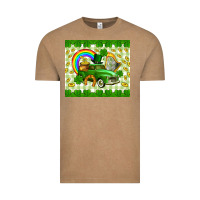 Vintage Coffee St. Patrick's truck Vintage Tee - CowGirlArtShop