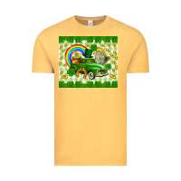 Vintage Mustard St. Patrick's truck Vintage Tee - CowGirlArtShop