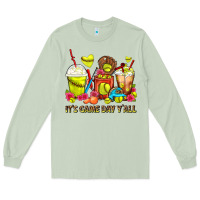 Matcha It's Game Day Y'all Softball Coffee Cups Long Sleeve Tee - FaDigitalArtStudio