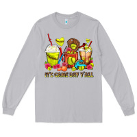 Moon Dust It's Game Day Y'all Softball Coffee Cups Long Sleeve Tee - FaDigitalArtStudio