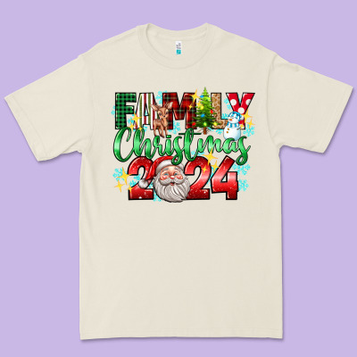 Family Christmas 2024 Premium Tee Designed By Texasbilliewilder
