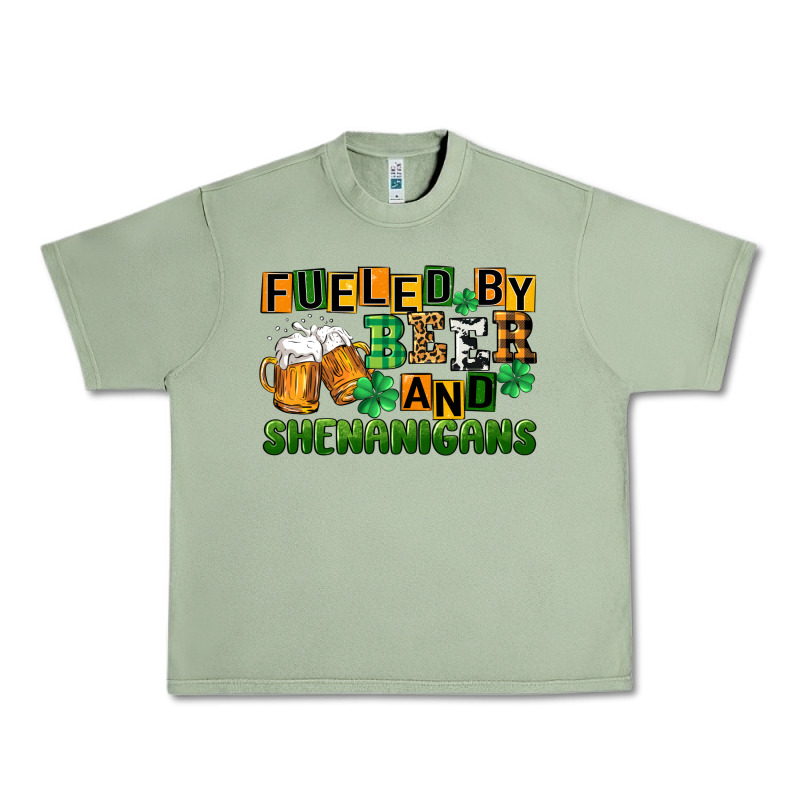 Fueled By Beer And Shenanigans Urban Heavy Tee by CowGirlArtShop | Teevron