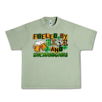 Oil Green fueled by beer and shenanigans Urban Heavy Tee - CowGirlArtShop