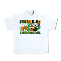 White fueled by beer and shenanigans Urban Heavy Tee - CowGirlArtShop