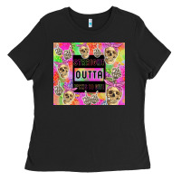 Black straight outta fucks to give Ladies Tee - TumblerDesignByShophia