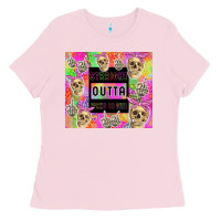 Bubblegum Pink straight outta fucks to give Ladies Tee - TumblerDesignByShophia