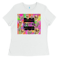 White straight outta fucks to give Ladies Tee - TumblerDesignByShophia