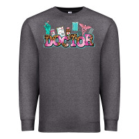 Charcoal Heather doctor Premium Sweatshirt - AdoDesignShop
